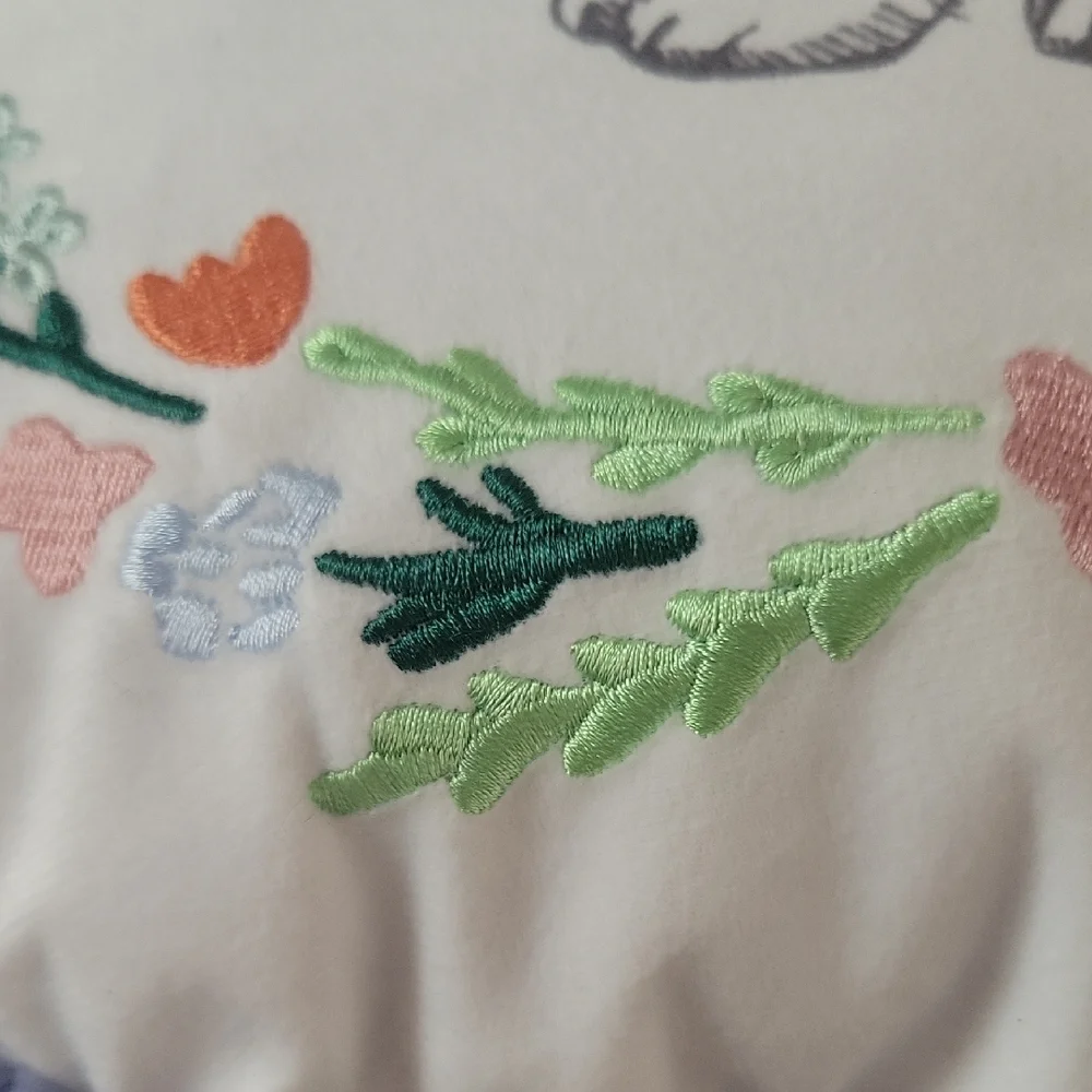 Floral and Bunny Decorative Cushions